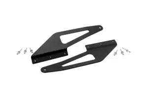 Rough Country - 70567 | Jeep 50-inch Curved LED Light Bar Upper Windshield Mounts (93-98 ZJ Grand Cherokee) - Image 2