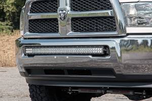 Rough Country - 70570CD Dodge 40-inch Curved LED Light Bar Hidden Bumper Kit  w/Chrome Series DRL LED (10-18 Ram 2500/3500) - Image 2