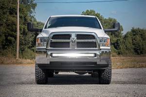 Rough Country - 70570CD Dodge 40-inch Curved LED Light Bar Hidden Bumper Kit  w/Chrome Series DRL LED (10-18 Ram 2500/3500) - Image 4