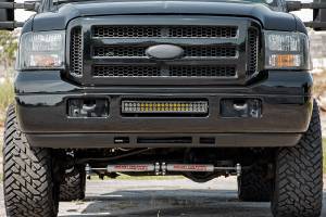 Rough Country - 70665DRLA | Ford 20in LED Bumper Kit | Black Series w/ Amber DRL (05-07 F-250/350) - Image 2