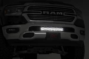 Rough Country - 70779 | Rough Country 20 Inch LED Light Bar & Bumper Kit For Ram 1500 | 2019-2023 | Black Series - Image 5