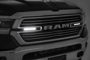 Rough Country - 70784 | Rough Country Dual 6 Inch LED Grille Kit For Ram 1500 2/4WD | 2019-2023 | Chrome Series - Image 4