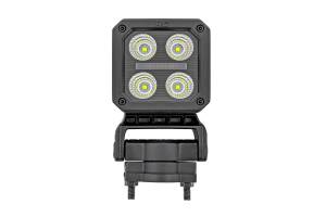 Rough Country - 70802 | Rough Country 2 Inch Off-Road Use Square Flood White / Amber LED Light With Swivel Mount | Pair, Universal - Image 2