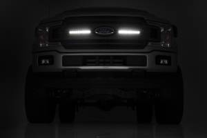 Rough Country - 70808 | Ford Dual 10in LED Black Series Grille Kit (18-20 F-150 | XLT) - Image 6