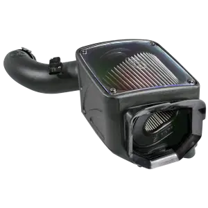 S&B Filters - 75-5102D | S&B Filters Cold Air Intake (2004-2005 Silverado, Sierra V8-6.6L LLY Duramax) Dry Extendable White - Image 3