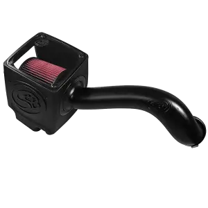 S&B Filters - 75-5110 | S&B Filters Cold Air Intake (2016-2019 Silverado, Sierra 2500 HD, 3500 HD 6.0L) Cotton Cleanable Red - Image 2