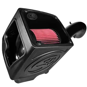 S&B Filters - 75-5110 | S&B Filters Cold Air Intake (2016-2019 Silverado, Sierra 2500 HD, 3500 HD 6.0L) Cotton Cleanable Red - Image 6