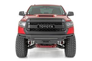 Rough Country - 70835 | Toyota 2-inch LED Lower Windshield Ditch Kit (14-21 Tundra | Blacks Series Spot Pattern) - Image 3