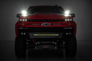 Rough Country - 70841 | Rough Country LED Ditch Light Kit For Chevrolet Silverado 1500 (2019-2022) | Black Series With Spot Beam - Image 6