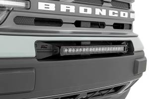 Rough Country - 71035 | Rough Country 20 Inch LED Bumper Mounting Kit For Bronco Sport | 2021-2023 | Chrome Series - Image 2