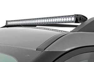 Rough Country - 71039 | Rough Country 40 Inch Black Single Row LED Light Bar With Roof Rack Mounting Kit For Ford Bronco Sport | 2021-2023 - Image 2