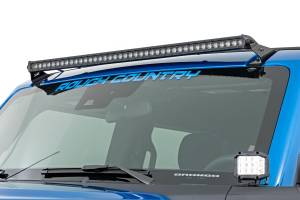 Rough Country - 71041 | Rough Country 40" Black Series LED Light Bar With Windshield Mounting Brackets For Ford Bronco | 2021-2023 - Image 2