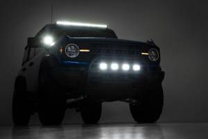 Rough Country - 71041 | Rough Country 40" Black Series LED Light Bar With Windshield Mounting Brackets For Ford Bronco | 2021-2023 - Image 4