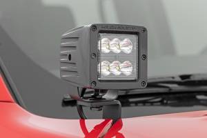 Rough Country - 71066 | Rough Country LED Ditch Light Kit For Nissan Frontier | 2022-2023 | Black Series White DRL - Image 3