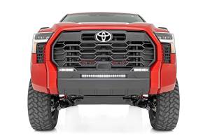 Rough Country - 71077 | Rough Country Bumper Mount 20 Inch Black Slim Line LED Light Bar For Toyota Tundra | 2022-2023 - Image 5