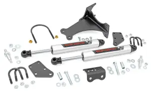 Rough Country - 8749270 | Rough Country V2 Dual Steering Stabilizer For Ford F-250/F-350 Super Duty | 2005-2023 | For Models With 2-8" Lift - Image 2