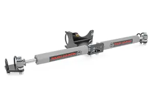 Rough Country - 8749230 | Rough Country N3 Dual Steering Stabilizer For Ford F-250/F-350 Super Duty | 2023-2023 | For Models With 2-8" Lift & Not For Models With 1.75" Tie Rod - Image 1