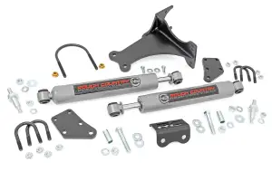 Rough Country - 8749230 | Rough Country N3 Dual Steering Stabilizer For Ford F-250/F-350 Super Duty | 2023-2023 | For Models With 2-8" Lift & Not For Models With 1.75" Tie Rod - Image 2