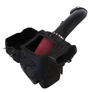 S&B Filters - 75-5085-1 | S&B Filters Cold Air Intake (2017-2019 F250, F350 6.7L Powerstroke) Cotton Cleanable Red - Image 2