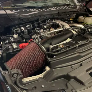 S&B Filters - 75-6002 | S&B Filters Open Air Intake (2020-2023 F250, F350 6.7L Powerstroke) Cotton Cleanable Red - Image 5