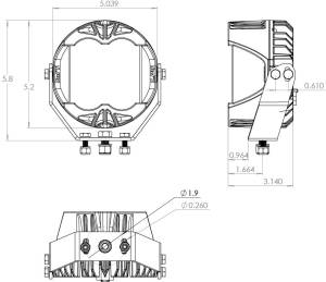 Baja Designs - 297801 | Baja Designs Universal LP4 Pro LED Auxiliary Light Pod | Spot, Pair - Image 2