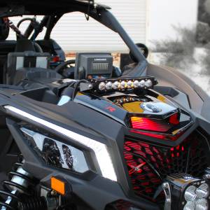 Baja Designs - 447037 | Baja Designs S8 10 Inch Shock Mount LED Light Bar Kit For Can-Am Maverick X3 | 2017-2022 | Driving/Combo Light Pattern, Clear - Image 2