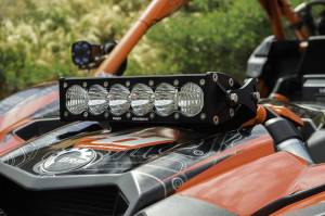 Baja Designs - 447089 | Baja Designs OnX6+ 10 Inch Shock Mount LED Light Bar Kit For Can-Am Maverick X3 | 2017-2022 | Driving/Combo Light Pattern, Clear - Image 2