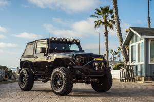 Baja Designs - 447099 | Baja Designs XL Sport Linkable Roof Mount LED Light Bar Kit For Jeep Wrangler JK | 2007-2018 | Multi-Pattern Light Pattern, Clear - Image 2