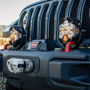 Baja Designs - 447671 | Baja Designs LP6 Pro Bumper LED Pod Light Kit For Jeep Gladiator JT / Wrangler JL | 2018-2022 | Driving/Combo Light Pattern, Clear, Toggle Wiring, With OE Steel Bumper - Image 2