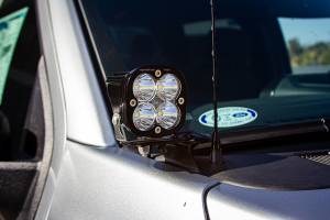 Baja Designs - 447695UP | Baja Designs Squadron Sport A-Pillar LED Light Pod Kit For Ford F-150 | 2021-2022 | Spot Light Pattern, Clear, Upfitter Wiring Type - Image 2