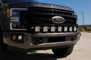 Baja Designs - 447732 | Baja Designs XL Sport Bumper Linkable LED Light Bar Kit For Ford F-250 / F-350 Super Duty | 2020-2022 | Multi-Pattern Light Pattern, Clear, Toggle Wiring - Image 2