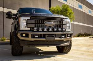 Baja Designs - 447744 | Baja Designs XL Sport Bumper Linkable LED Light Bar Kit For Ford F-250 / F-350 Super Duty | 2017-2019 | Multi-Pattern Light Pattern, Clear, Toggle Wiring - Image 2