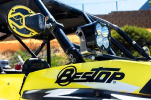 Baja Designs - 447820 | Baja Designs Squadron Sport A-Pillar LED Light Pod Kit For Polaris RZR XP 1000 / XP Turbo / Turbo S | 2014-2021 | Spot Light Pattern, Clear - Image 3