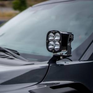 Baja Designs - 448060 | Baja Designs XL80 A-Pillar LED Light Pod Kit For Ford F-150 Raptor | 2021-2023 | Driving/Combo Light Pattern, Clear - Image 2