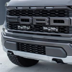 Baja Designs - 448063 | Baja Designs OnX6+ 10 Inch Dual Behind Grille LED Light Bar Kit For Ford F-150 Raptor | 2021-2023 | Clear - Image 3