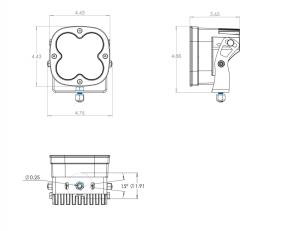 Baja Designs - 500001 | Baja Designs XL Pro Auxiliary LED Light Pod | Single, Spot Light Pattern, Clear, Universal - Image 2