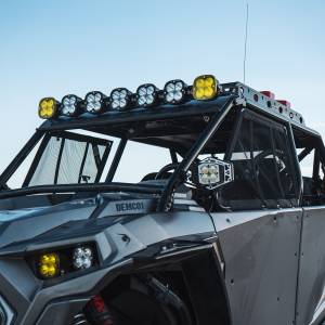 Baja Designs - 790011 | Baja Designs Squadron Nighthawk Mirror LED Light Kit For UTV | Single, Wide Cornering Light Pattern, Clear, 1.75 inch Tube Mount - Image 5