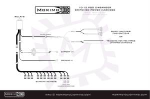 Morimoto - BAF130H | Morimoto Switched Power Harness For 2 Or 4Banger Bar | 6-8 Outputs - Image 2