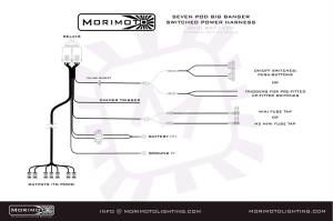 Morimoto - BAF133H | Morimoto Switched Power Harness For BigBanger Bar | Up To 7 Outputs - Image 3