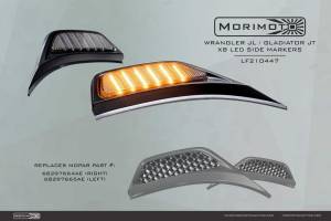 Morimoto - LF210447 | Morimoto XB LED Side Marker Lights For Jeep Wrangler JL / Gladiator JT | 2019-2022 | Pair - Image 4