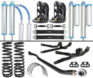 CS-DPER25-03-D | Carli Suspension Carli Tuned Long Travel King 2.5" RR Shocks 3.0" Lift Performance 2.5" Long Arm System For Ram 2500/3500 4WD | 2003-2009 | Diesel