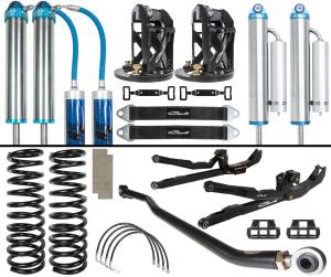 CS-DD30-12-D-LA | Carli Suspension Carli Tuned Long Travel King 3.0" Remote Reservoir Shocks 3.0" Lift Dominator Long Arm System For Dodge Ram 2500 (2012-2013) / 3500 (2012) 4WD | Diesel, SRW