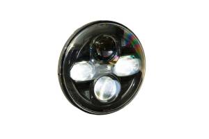 Morimoto - LF271 | Morimoto Sealed7 2.0 Black Bi-LED Headlights 7 Inch Round | Each, Universal - Image 2