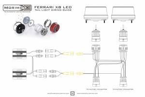 Morimoto - LF355 | Morimoto XB LED Tail Lights Ferrari F355, 360, F50, 550 / 575 Berlinetta | 1995-2006 | Four (One Set) - Image 5