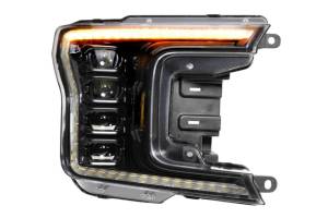 Morimoto - LF501.2-ASM | Morimoto XB LED Headlights With Amber Side Marker, Sequential Turn Signal, White DRL For Ford F-150 | 2018-2020 | Pair, Gen 2 - Image 9