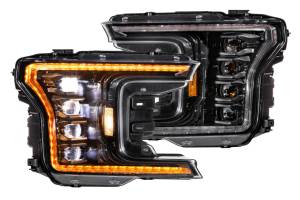 Morimoto - LF501.2-ASM | Morimoto XB LED Headlights With Amber Side Marker, Sequential Turn Signal, Amber DRL For Ford F-150 | 2018-2020 | Pair, Gen 2 - Image 2