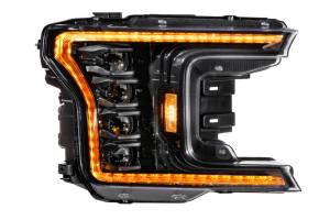 Morimoto - LF501.2-ASM | Morimoto XB LED Headlights With Amber Side Marker, Sequential Turn Signal, Amber DRL For Ford F-150 | 2018-2020 | Pair, Gen 2 - Image 3