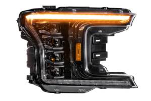 Morimoto - LF501.2-ASM | Morimoto XB LED Headlights With Amber Side Marker, Sequential Turn Signal, Amber DRL For Ford F-150 | 2018-2020 | Pair, Gen 2 - Image 4