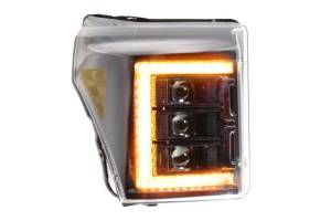 Morimoto - LF505-ASM | Morimoto XB LED Headlights With Amber Side Marker, Sequential Turn Signal, White DRL For Ford Super Duty | 2011-2016 | Pair - Image 6