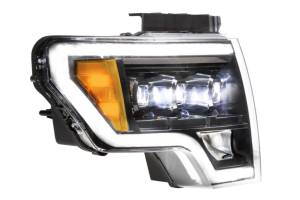 Morimoto - LF506-ASM | Morimoto XB LED Headlights With Amber Side Marker, Sequential Turn Signal, White DRL For Ford F-150 | 2009-2014 | Pair - Image 4